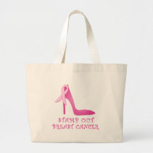 Stamp Out Breast Cancer Products Tote Bags