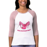 Stamp Out Breast Cancer Stilettos t-shirts