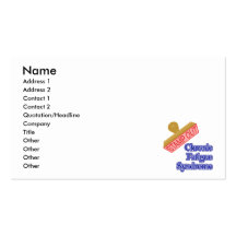 Stamp Out Chronic Fatigue Syndrome Business Card