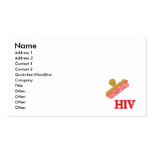 Stamp Out HIV Business Card Templates
