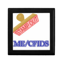 Stamp Out ME-CFIDS Jewelry Box
