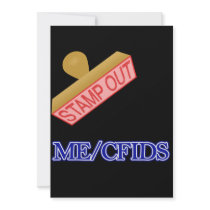 Stamp Out ME-CFIDS Invitation