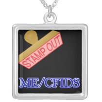 Stamp Out ME-CFIDS Necklaces