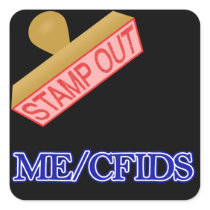 Stamp Out ME-CFIDS Stickers