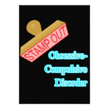 Stamp Out Obsessive-Compulsive Disorder Custom Announcement