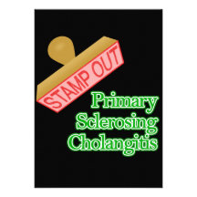 Stamp Out Primary Sclerosing Cholangitis Personalized Invitation