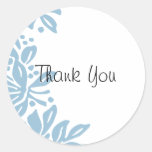 Stamped Floral Wedding Pattern Sticker