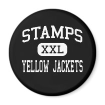 Stamps - Yellow Jackets - High - Stamps Arkansas magnets