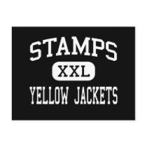 Stamps - Yellow Jackets - High - Stamps Arkansas postcards