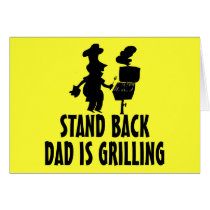 Stand Back Greeting Card