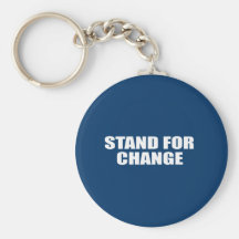 STAND FOR CHANGE KEY CHAINS