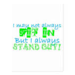 Stand Out Postcard