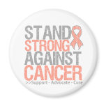 Stand Strong Against Uterine Cancer magnets