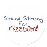 Stand Strong For Freedom stickers