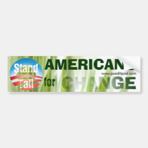 Stand Tall for Change - Customized Bumper Sticker