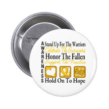 Stand Up Celebrate Honour Collage Childhood Cancer Pin