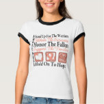 Stand Up Celebrate Honour Collage Uterine Cancer t-shirts
