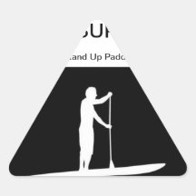 stand up paddle adesivo em forma de triângulo
