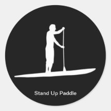 stand up paddle adesivos redondos