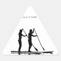 stand up paddle adesivos triângulo