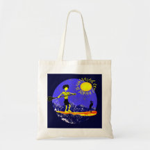 Stand Up Paddle Design Tote Bags