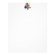 Stand Up Paddle Surf Design Letterhead