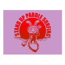 Stand up paddle surfing ポストカード