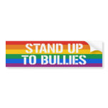 STAND UP TO BULLIES BUMPER STICKER