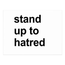 stand up to hatred postcards