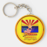 Stand With Arizona Keychain
