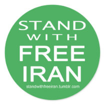 Stand With Free Iran Stickers