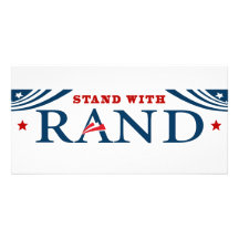 Stand With Rand Customized Photo Card