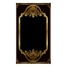 standard abstract business card template in black