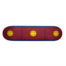 Standard Of The Salvation Army, religious flag Skateboard Deck