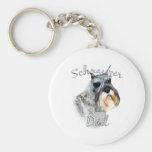 Standard Schnauzer Dad 2 Keychain