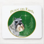 Standard Schnauzer Peace Mouse Mats