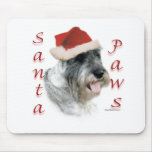 Standard Schnauzer Santa Paws Mouse Pad