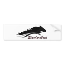 Standardbred Horse Bumper Sticker