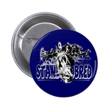 Standardbred Racing Pinback Button