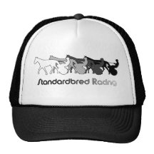 Standardbred Racing Silhouette Hat