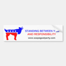 Standing Between You Bumper Stickers