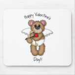 Standing Cupid Valentine's Card Mousepads