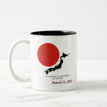 Standing In Support Of Japan Mug