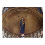 Standing Madonna Over Apostle Images Post Card