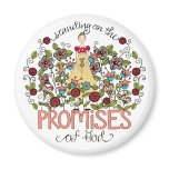 Standing on God's Promises Round Magnet