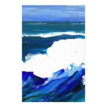 Standing Wave - CricketDiane Ocean Waves Stationery