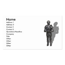 StandingArmor060910Shadows, Name, Address 1, Ad... Business Card