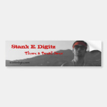 Stank E. Digitz Bumper Sticker