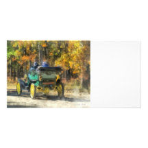 Stanley Steamer Automobile Custom Photo Card