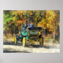 Stanley Steamer Automobile Print
